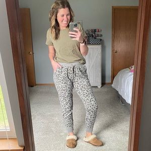 Leopard Jogger Sweatpants